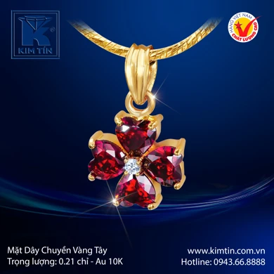Mặt dây chuyền Vàng tây 10K 