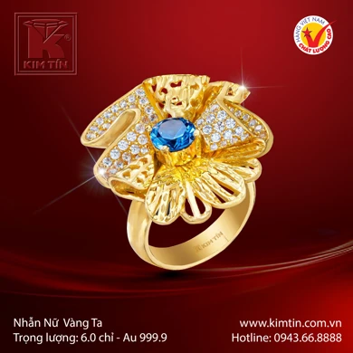 Nhẫn Nữ Vàng 24K