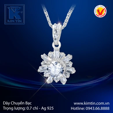 Dây chuyền bạc 