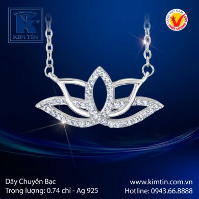 Dây chuyền bạc 