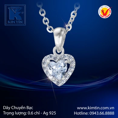 Dây chuyền bạc 