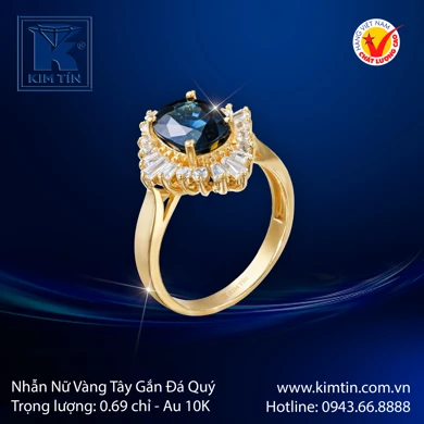 Nhẫn nữ Vàng tây 10K  