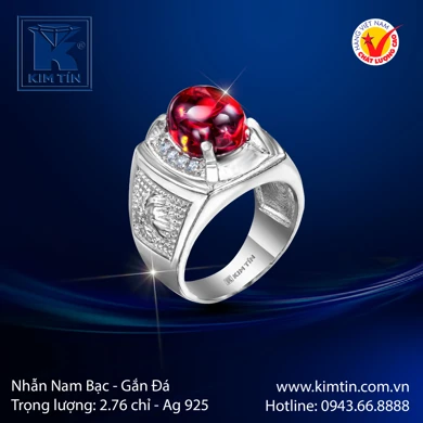 Nhẫn nam Bạc 