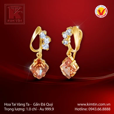 Hoa tai Vàng 24K 