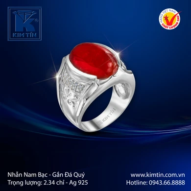 Nhẫn nam Bạc 