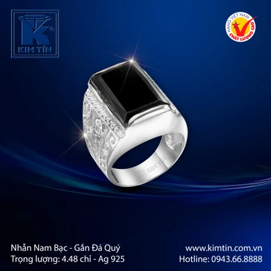 Nhẫn nam Bạc 