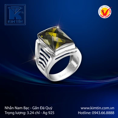 Nhẫn nam Bạc 