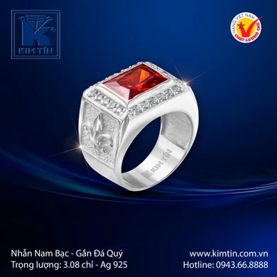 Nhẫn nam Bạc 