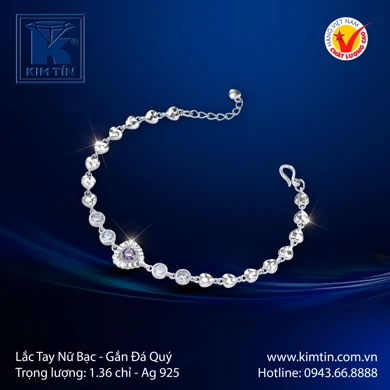 Lắc tay nữ Bạc