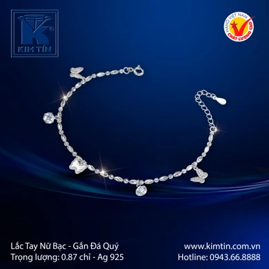 Lắc tay nữ Bạc 