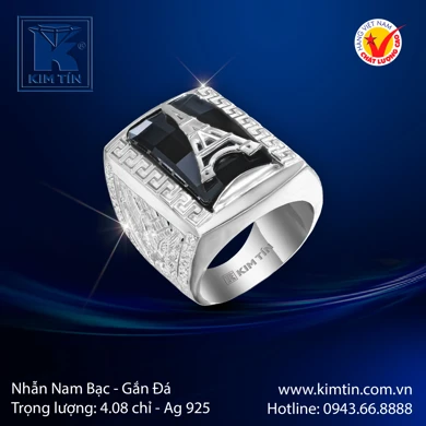 Nhẫn nam Bạc 
