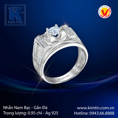 Nhẫn nam Bạc 