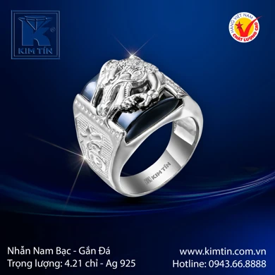 Nhẫn nam Bạc 