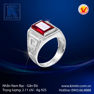 Nhẫn nam Bạc 