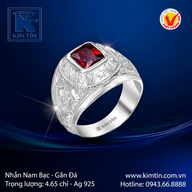 Nhẫn nam Bạc 