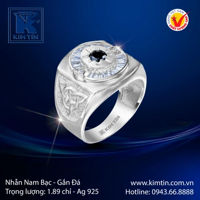 Nhẫn nam Bạc 