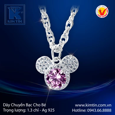 Dây chuyền Bạc cho bé 