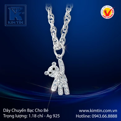 Dây chuyền Bạc cho bé 