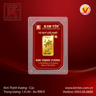 Kim Thịnh Vượng - Tứ Quý Lộc Phát - Cúc