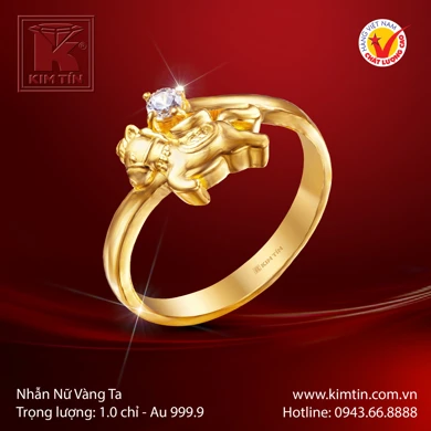 Nhẫn nữ Vàng 24K 