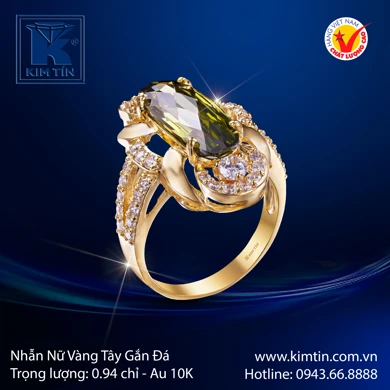 Nhẫn nữ Vàng tây 10K 