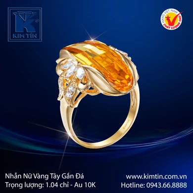 Nhẫn nữ Vàng tây 10K 