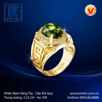 Nhẫn Nam Vàng Tây 10K