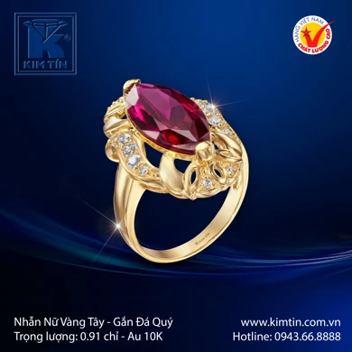 Nhẫn nữ Vàng tây 10K