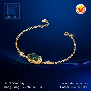 Lắc tay nữ Vàng tây 10K 