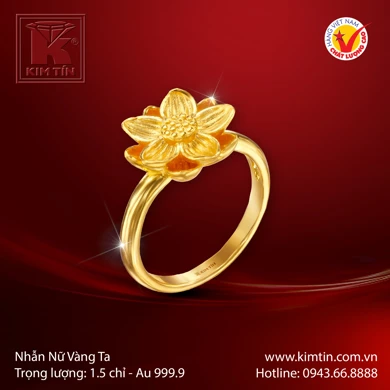 Nhẫn nữ Vàng 24K 
