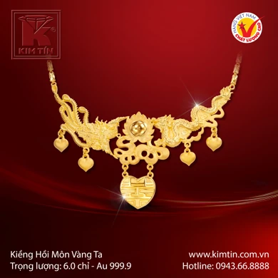 Kiềng Hồi môn Vàng 24K 