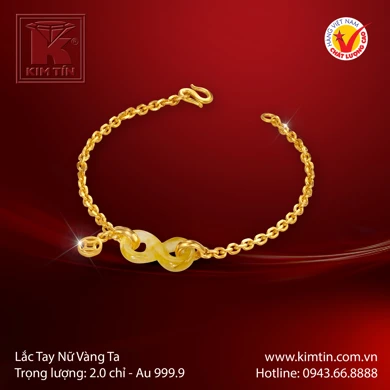 Lắc tay nữ Vàng 24K