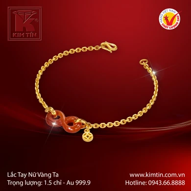 Lắc tay nữ Vàng 24K 