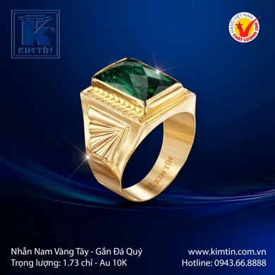 Nhẫn Nam Vàng Tây 10K 