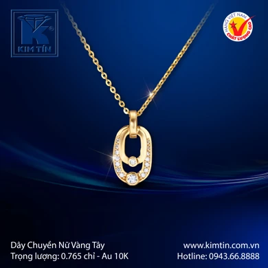 Dây chuyền nữ Vàng tây 10K