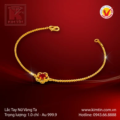 Lắc tay Nữ Vàng 24K