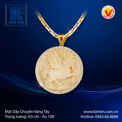 Mặt dây chuyền Vàng tây