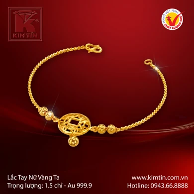 Lắc tay Nữ Vàng 24K 