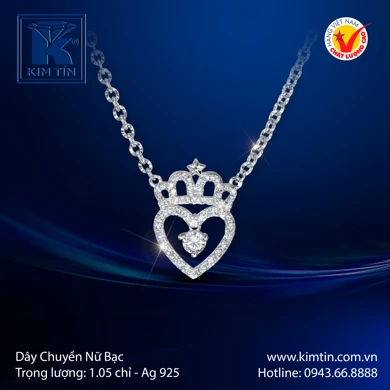 Dây Chuyền Nữ Bạc 