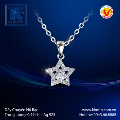 Dây Chuyền Nữ Bạc 