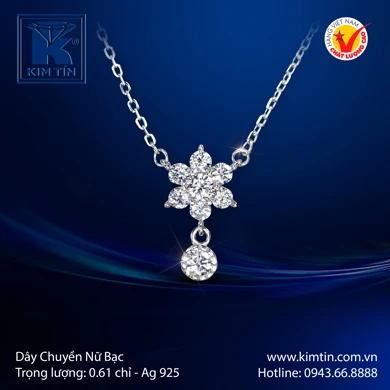 Dây Chuyền Nữ Bạc 