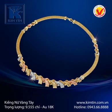 Kiềng Nữ Vàng Tây 