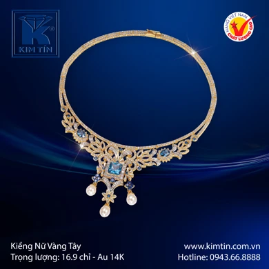 Kiềng Nữ Vàng Tây 