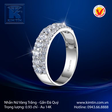 Nhẫn Nữ Vàng Trắng 