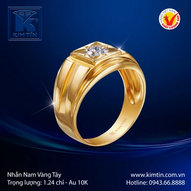 Nhẫn Nam Vàng Tây 