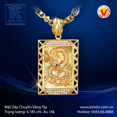 Mặt dây chuyền Vàng tây 14K