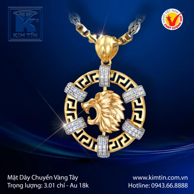 Mặt dây chuyền Vàng tây 18K