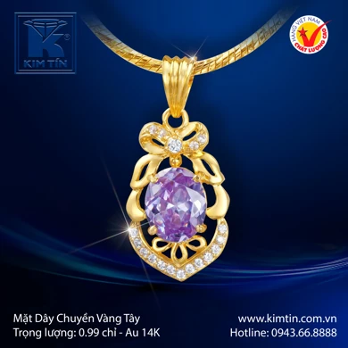 Mặt Dây Chuyền Vàng Tây 14K