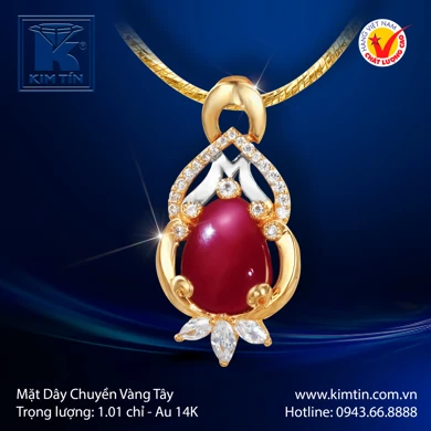 Mặt Dây Chuyền Vàng Tây 14K