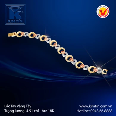 Lắc tay Vàng tây 18K 